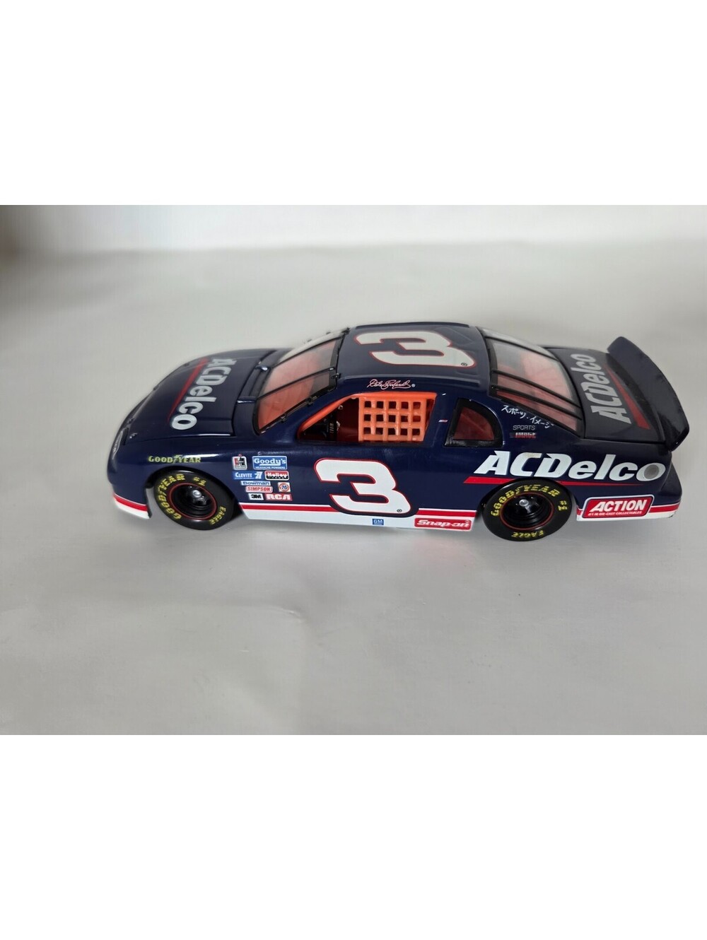 Dale Earnhardt ACDelco #3 1:24 Monte Carlo Die‑Cast Racing Car Navy Blue